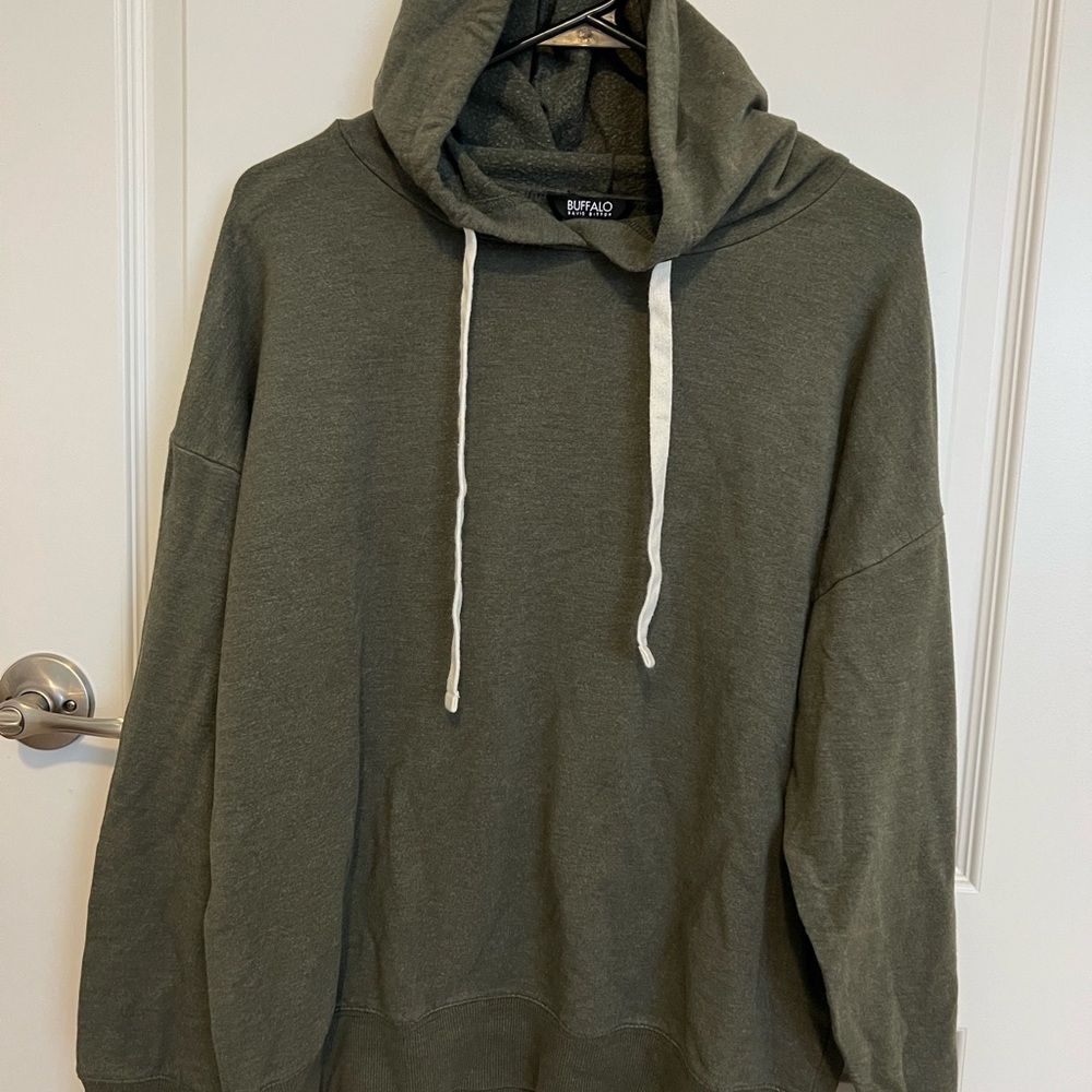 Buffalo David Bitton Olive Hoodie